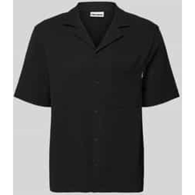 boxy fit vrijetijdsoverhemd in plissélook