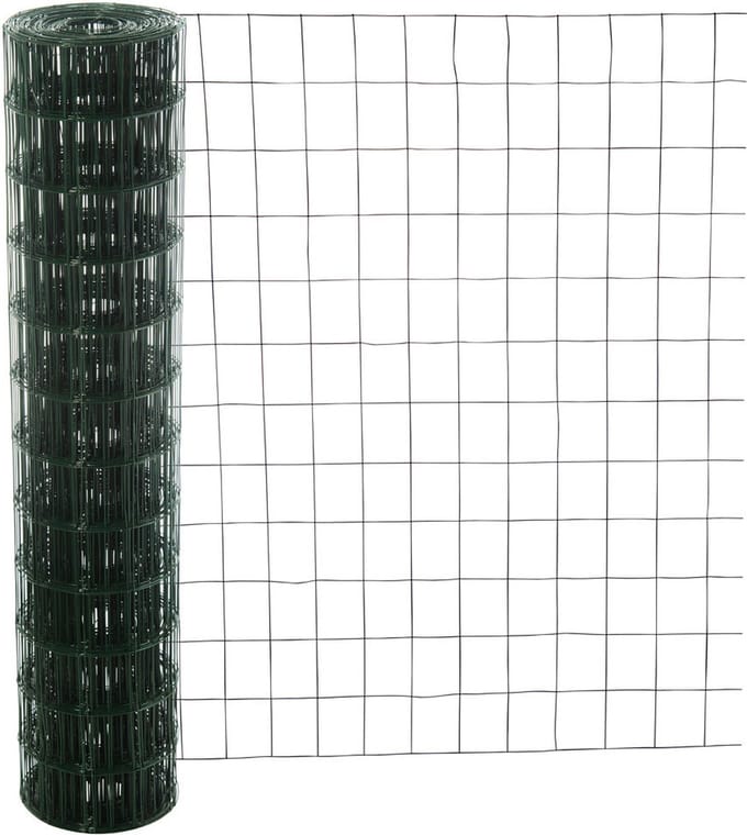 Tuingaas groen 100x75mm 120cm 2.1mm 25m.