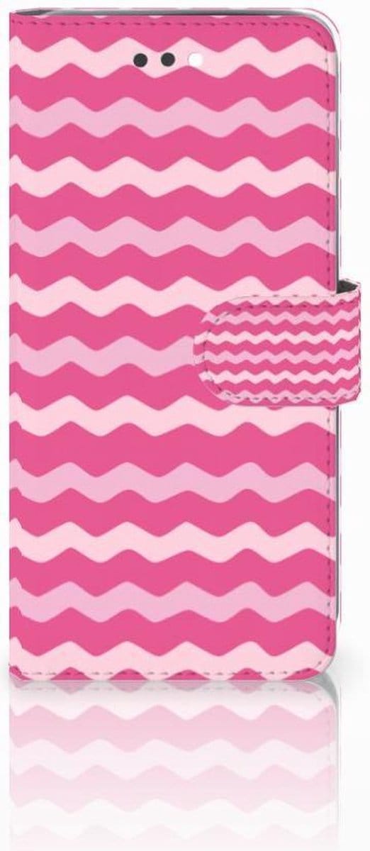 Apple iPhone 7 Plus | 8 Plus Telefoon Hoesje Waves Pink