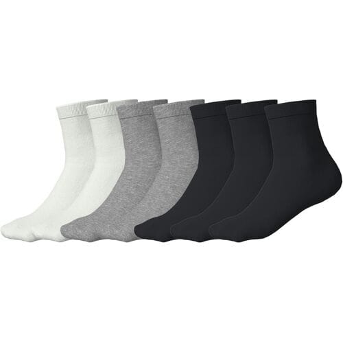 ESMARA KIDS 7 Paar kinder sokken (Wit/grijs/zwart, 31/34)