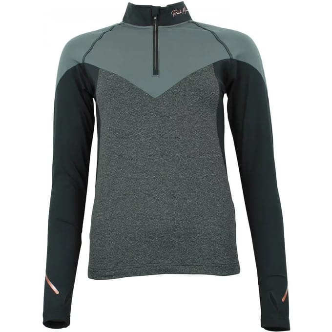 Dames t-shirt 1st skin met ritssluiting Peak Mountain