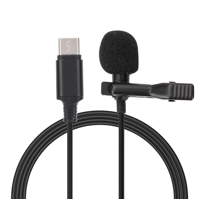 Mini Clip-on Microfoon Type C Interface Lavalier Microfoon voor Android Telefoon