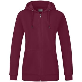Jako Organic Jas Met Kap Dames - Kastanje | Maat: 38