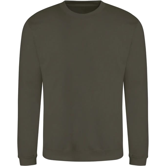 Just Hoods - AWDis Sweat - Olive Green maat S