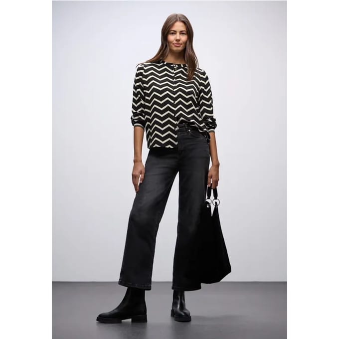 Blouse met zigzagpatroon