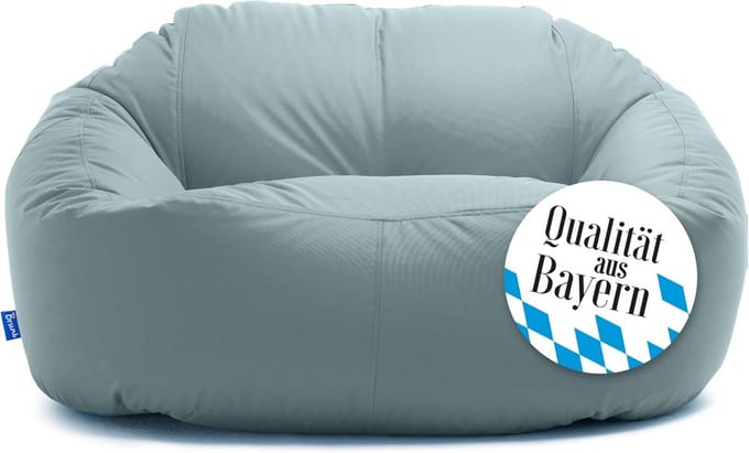 XXL Lounge Zitzak Sofa Ijsgrijs Binnen Buiten