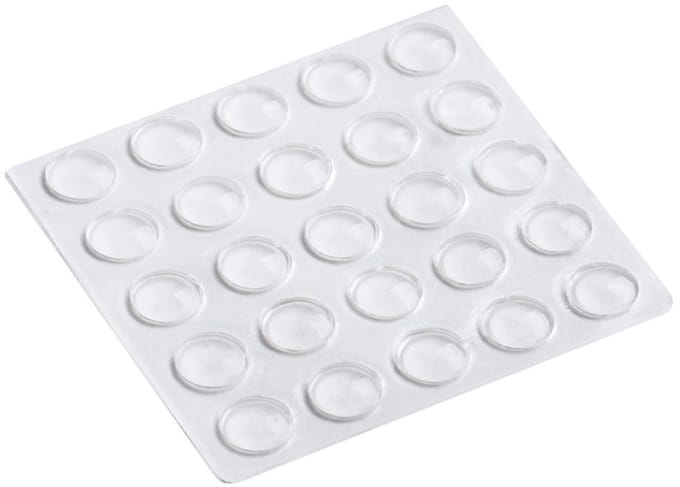 Metafranc - Zelfklevende beschermbuffers - 8mm - 50stuks - Transparant