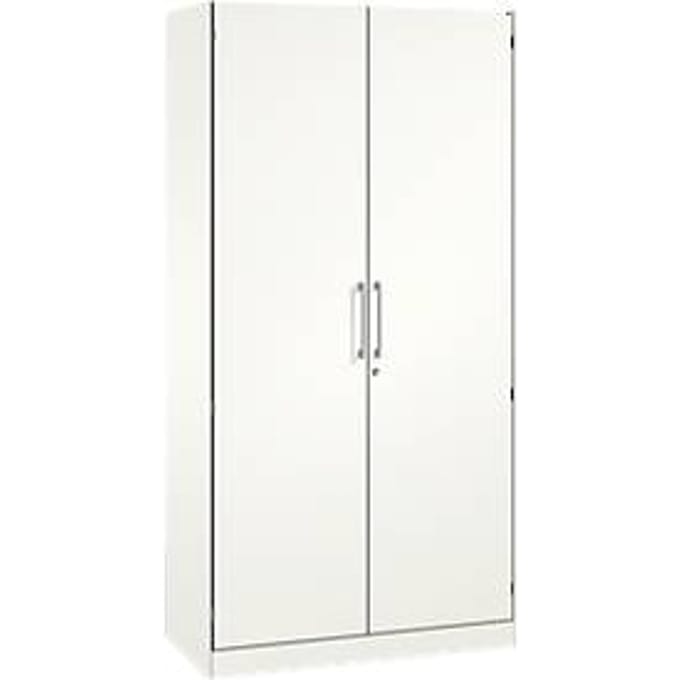 Vleugeldeurkast ASISTO C 3000, 5 ordnerhoogten, B 1000 mm, wit/wit