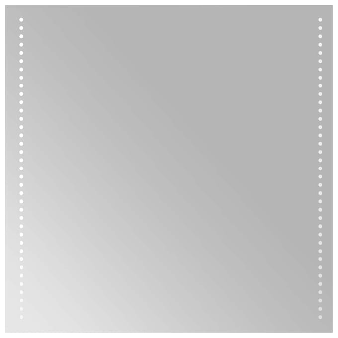 vidaXL - Badkamerspiegel - LED - 60x60 - cm