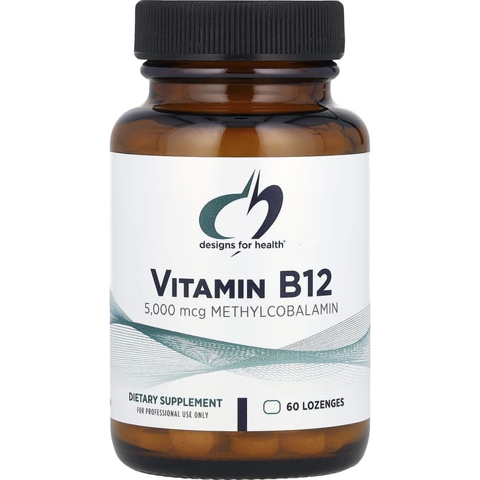 Vitamine B12, 5.000 Mcg, 60 Zuigtabletten