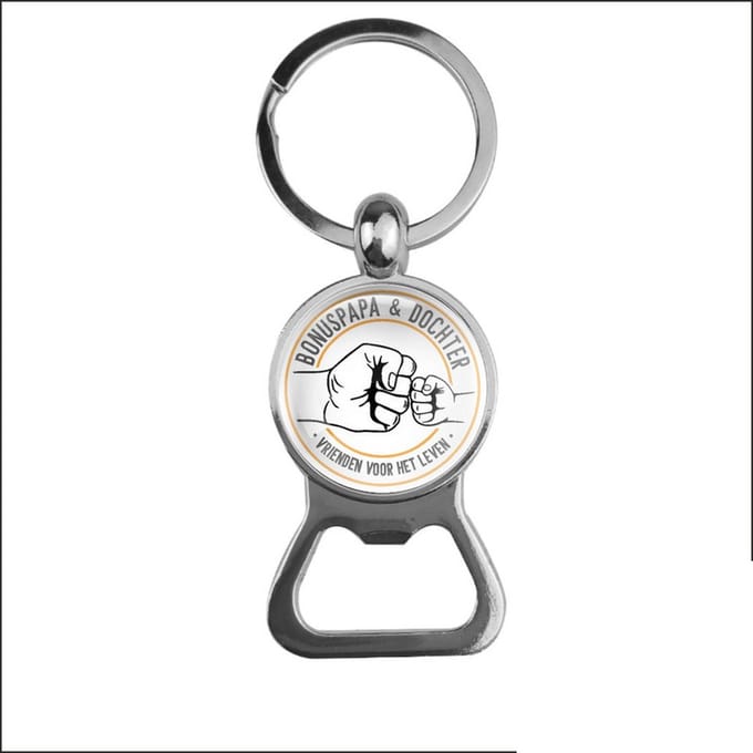Bieropener Glas - Bonuspapa & Dochter