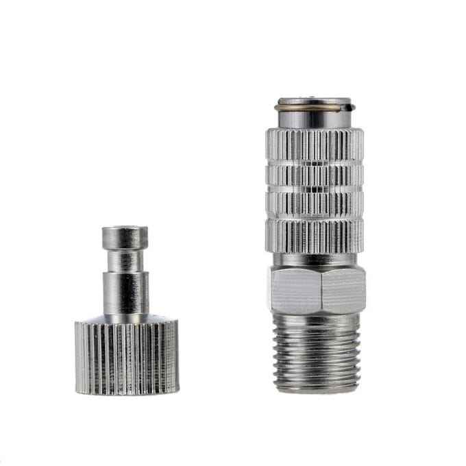 Airbrush-accessoires Airbrush-snelkoppeling BSP 1/8 1 zilver