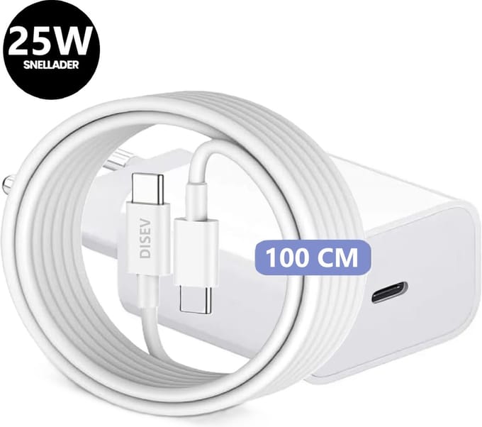 DISEV - 25W Super Snellader - 1 Meter Oplaadstekker