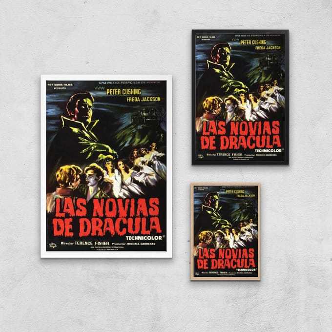 Las Novias De Dracula Giclee Art Print - A4 - Print Only