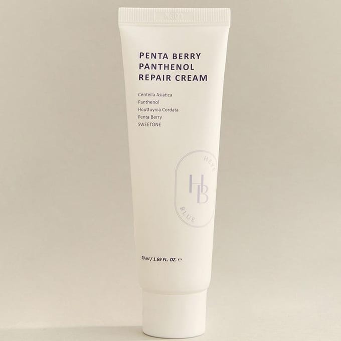 [HEVE BLUE] Penta Berry Panthenol Herstellende Crème 50ml white