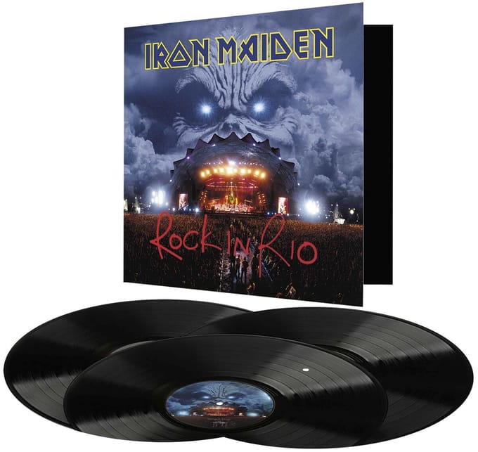 Iron Maiden LP - Rock in Rio - voor Geen - standaard