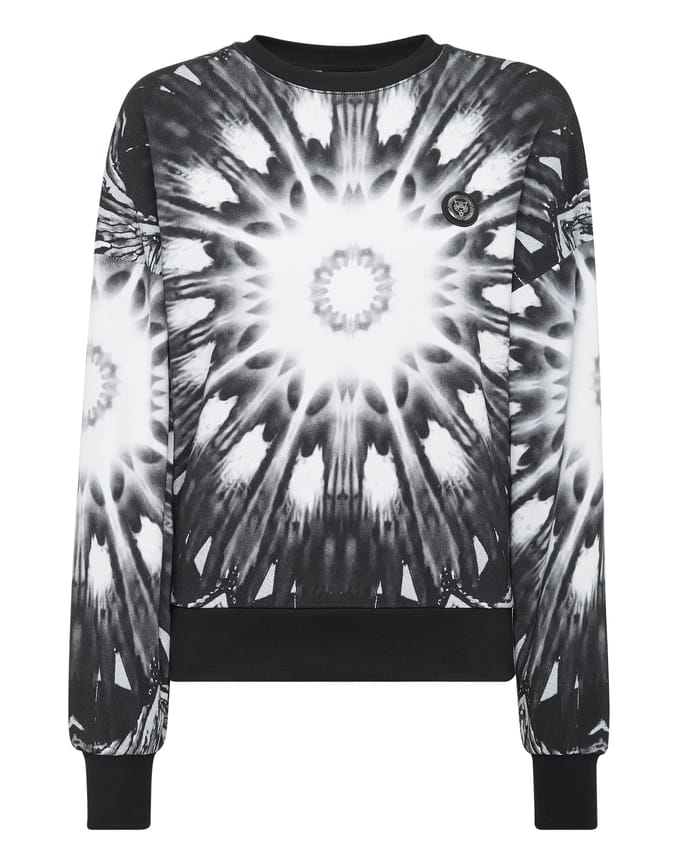 Sweatshirt Optical Flower
