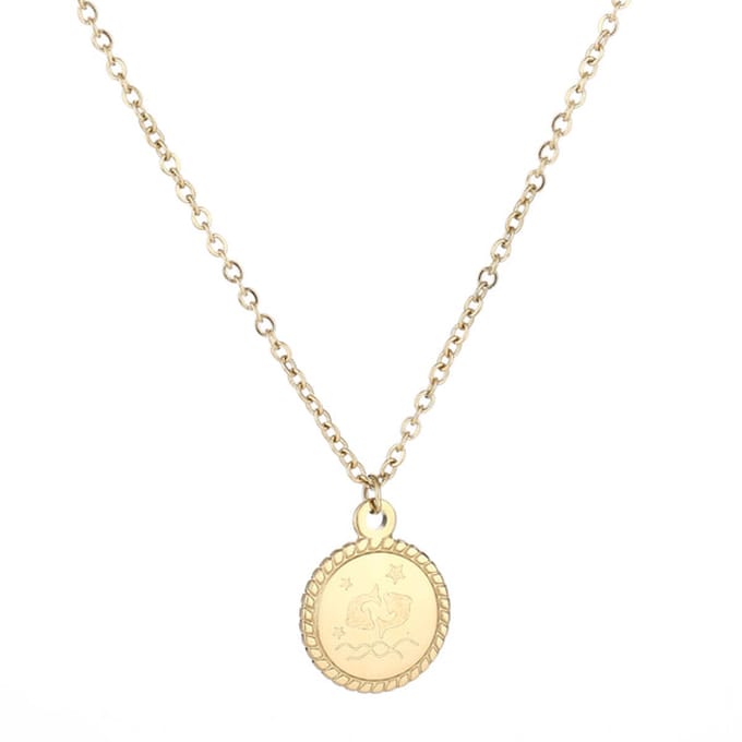 Horoscoop-Ketting-Vissen-Goud