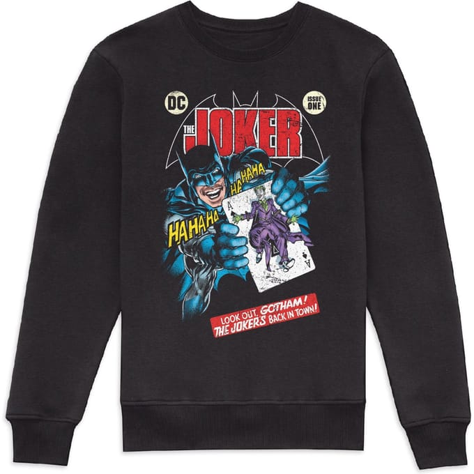 Joker Look Out Gotham Sweatshirt - Black - S - Zwart