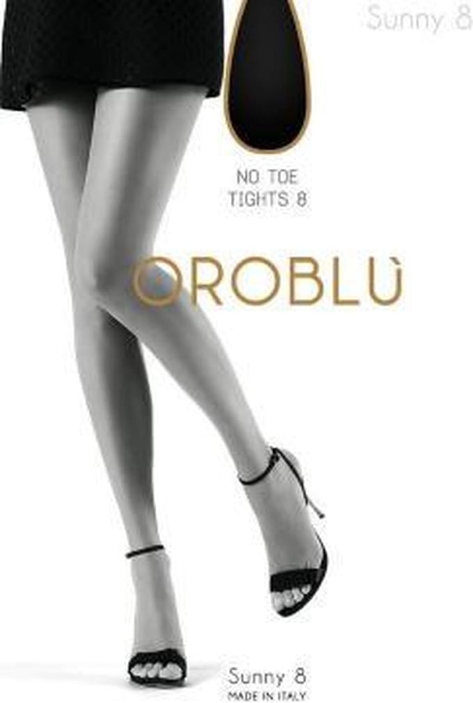 Panty Oroblu open teen sunny 8 den-Bruin-38/40