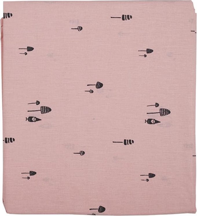 Plum Plum Ledikant Laken Pink Gnome 120x150