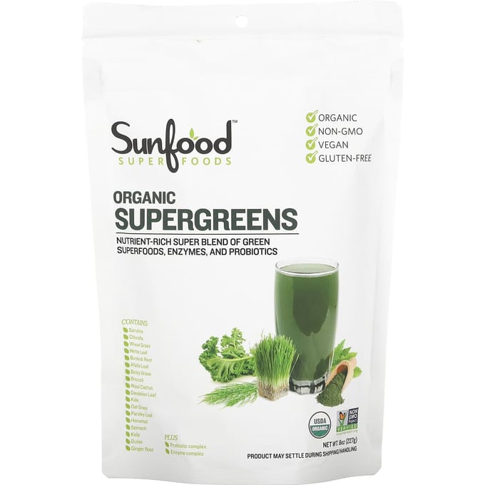 Biologische Super Groen, 227G(8oz)