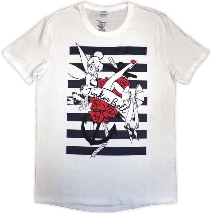 Tinker Bell - Anchor Heren T-shirt - XL - Wit
