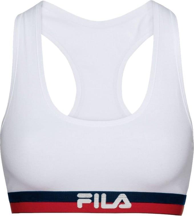 Fila - Woman Bra Elastic Band - Witte Top - S - Witte