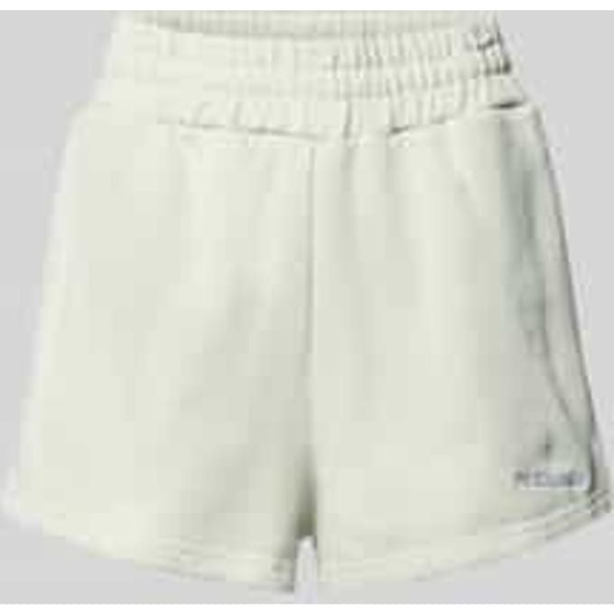 High waist sweatshorts met gestikt logo model 'WILUNA'