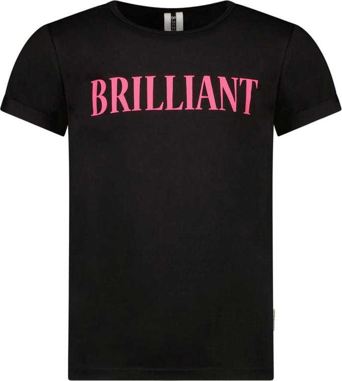 B.Nosy - T-Shirt - Black - Maat 116