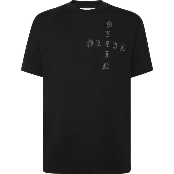 T-Shirt Ronde Hals Gothic Plein