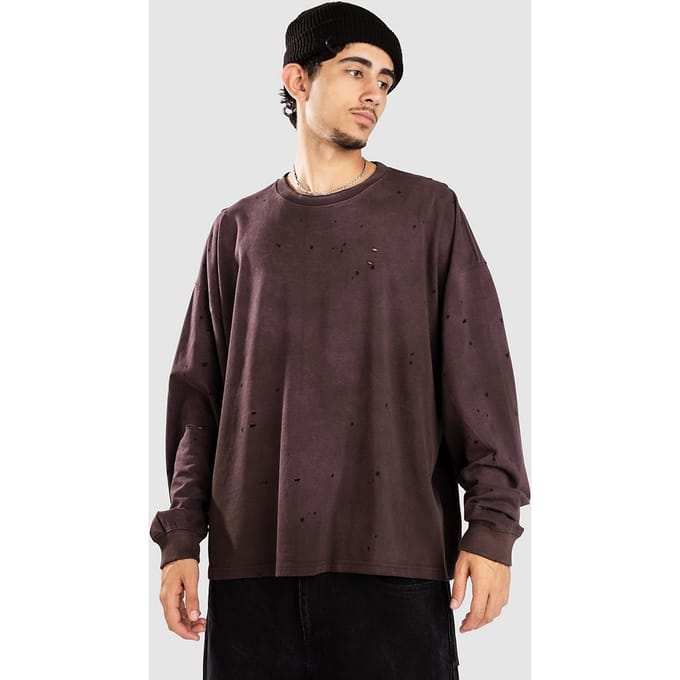 Ninth Hall Fundamental Aged Washed Longsleeve bruin
