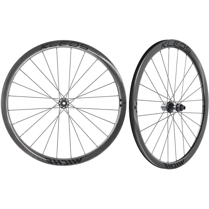 Paar wielen Miche Kleos 36 100/142 Disque CL Shimano HG