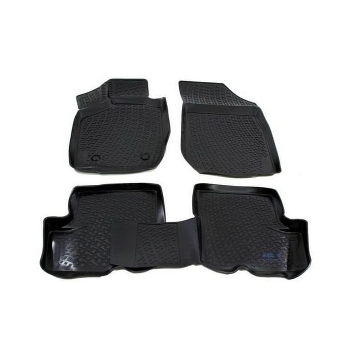 J&amp;J AUTOMOTIVE | Tapis De Sol En Caoutchouc 3D Exclusive Pour Dacia Sandero Stepway 2 2012-2020 zwart
