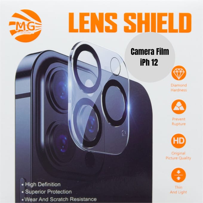 Voor iPhone 12 HD Achter camera Lensbeschermer Gehard glasfilm