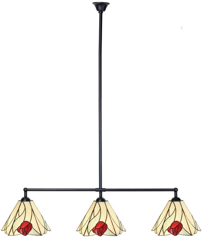 Tiffany T-lamp 3 lichts Tulip - Art Deco Trade
