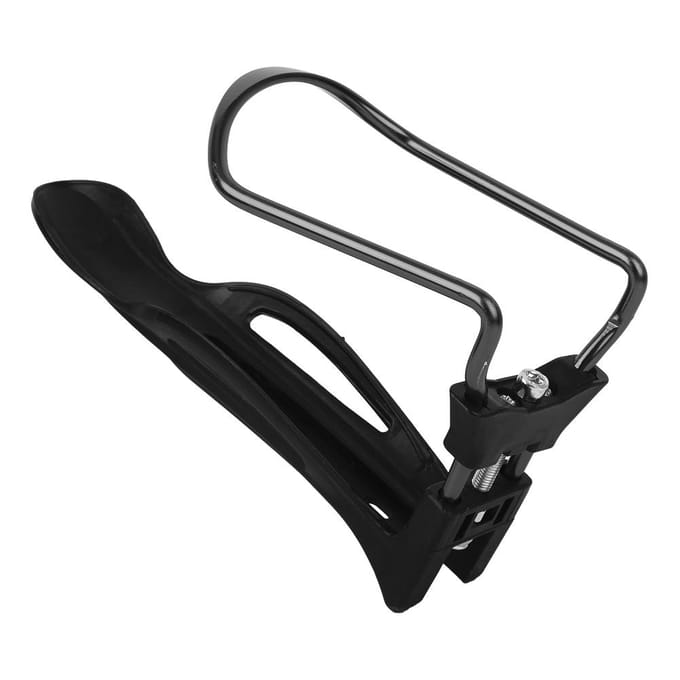 Alliage d'aluminium Réglable Porte-bouteille d'eau de vélo Cyclisme Vélo Support de montage Accessoire Noir noir