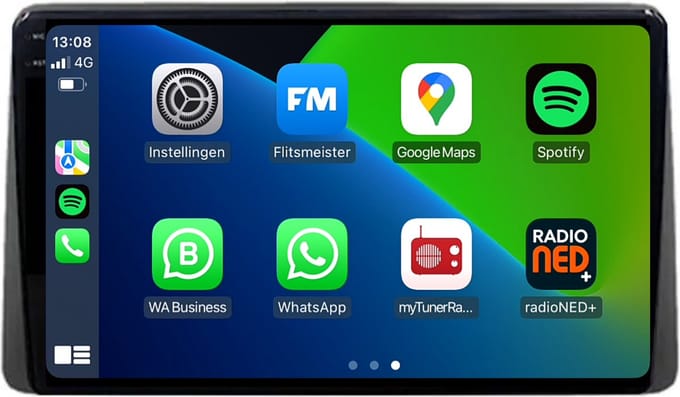 Carplay autoradio voor Dacia Duster | 2021 t/m 2024 | Android 13 | Draadloos Apple Carplay & Android auto | 2GB + 32GB | 8-Core processor | Davilon | 2025 model | 2021 2022 2023 2024 | Bluetooth & Wifi