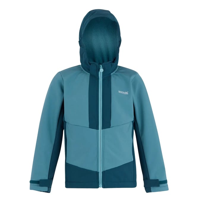 Haydenbury ademende winddichte softshell met capuchon voor kinderen