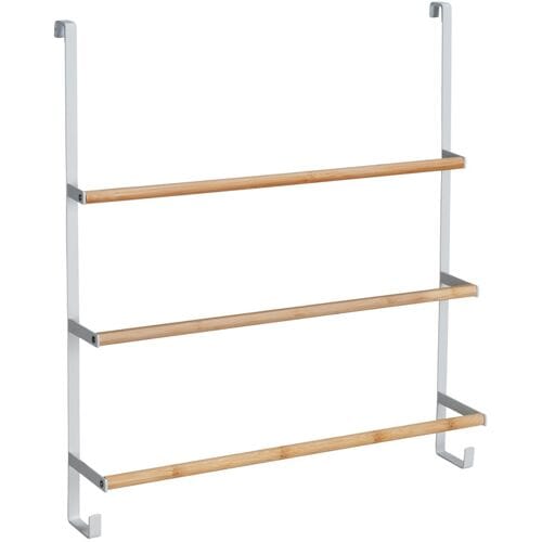 WENKO Bamboe handdoekhouder (Wit)