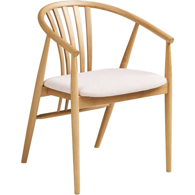 House Nordic Eetkamerstoel Agustin - Naturel/Zand
