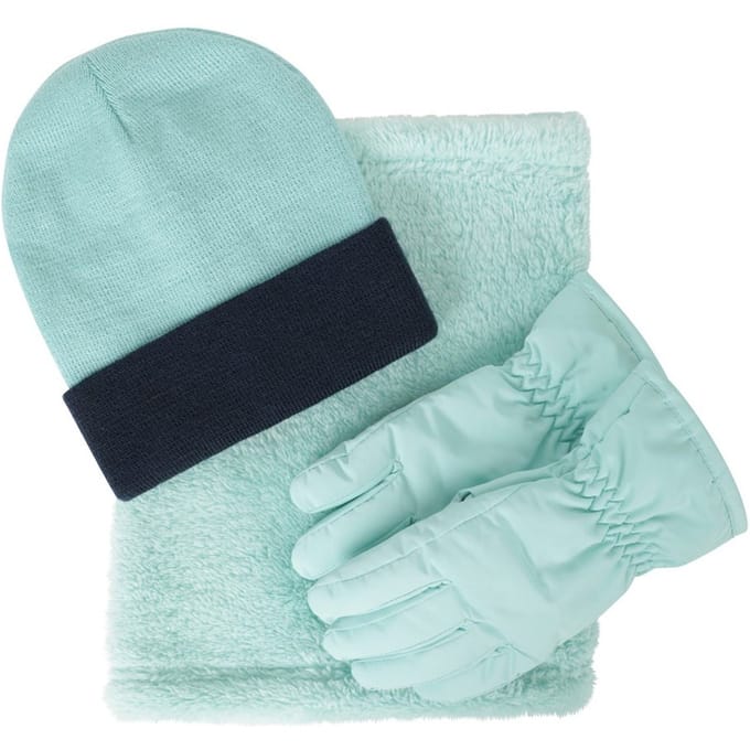 Mountain Warehouse Accessoireset voor kinderen (Set van 3) (Teal)