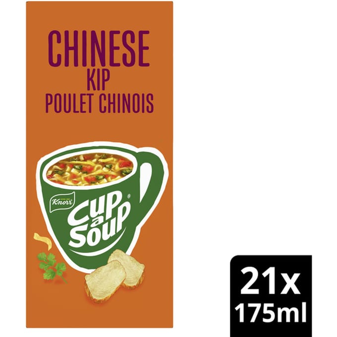 Cup-a-Soup Knorr Chinese kip (21x 175ml)