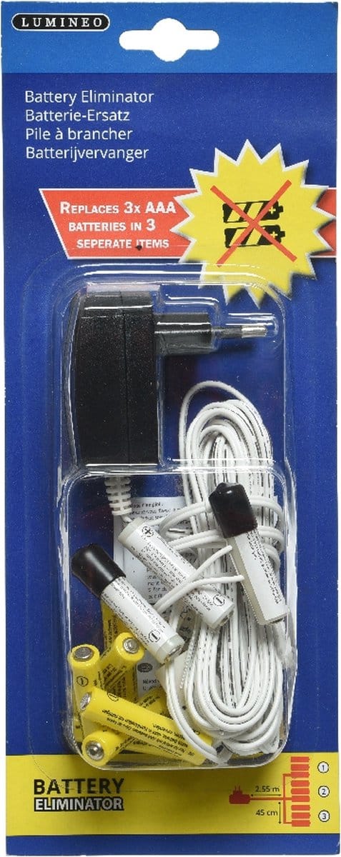 Battery Eliminator Lumineo 3 x AAA Interiors
