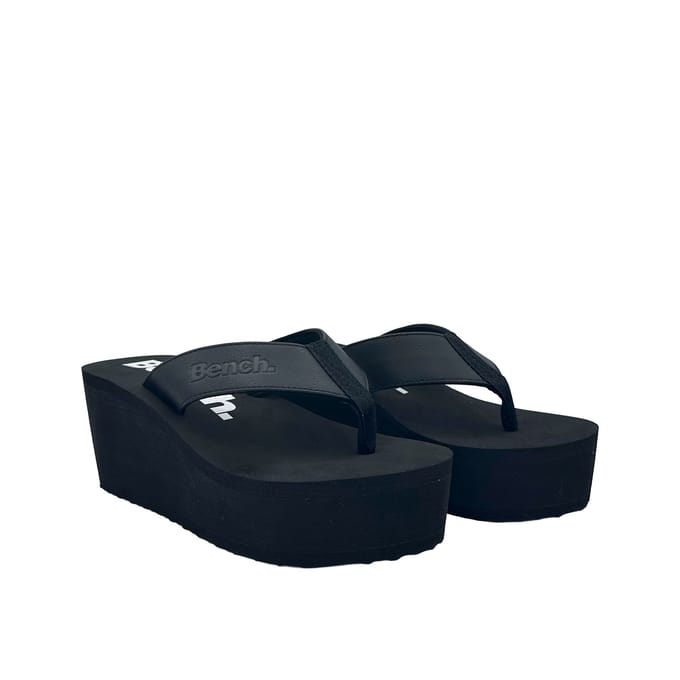 Bench Vacay Dames Zwarte Slippers