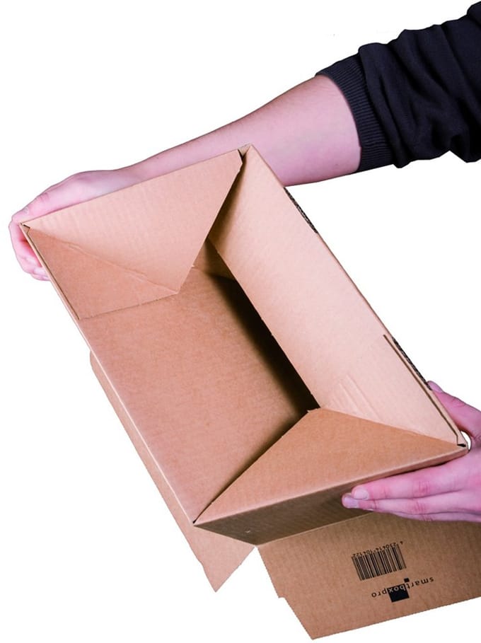 SMARTBOXPRO Bliksembodemkarton 350x256mm, bruin