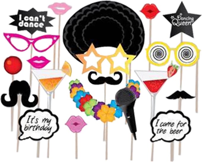 Haza Party Photobooth props (20st)