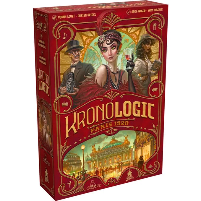 Bordspellen Origames Kronologic : Paris 1920