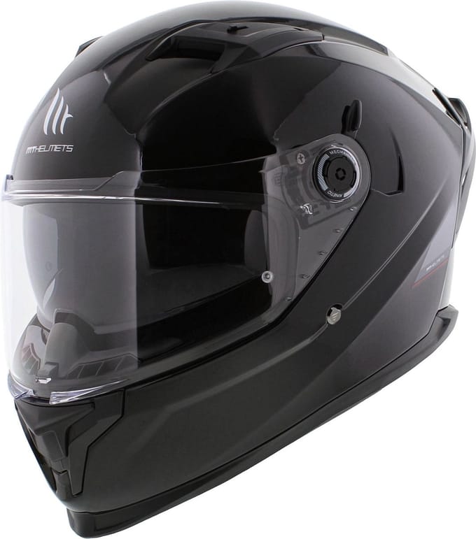MT Braker SV helm solid glans zwart S