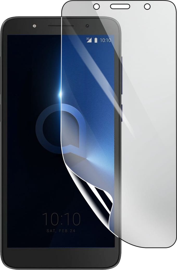 3mk, Geschikt voor Alcatel 1, Schokbestendige Hydrogel Screenprotector, Transparant